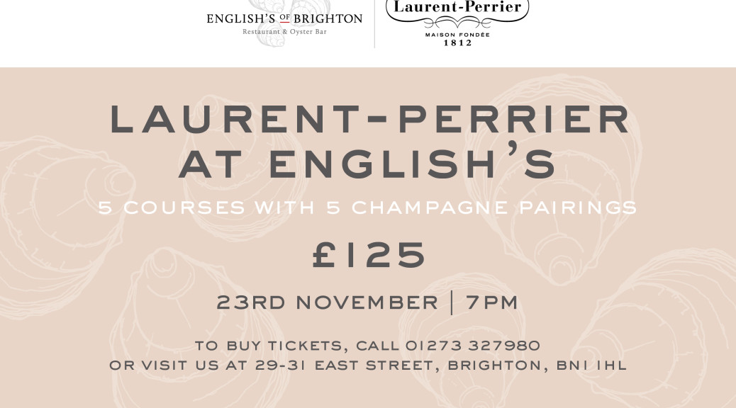 Laurent-Perrier at English's poster