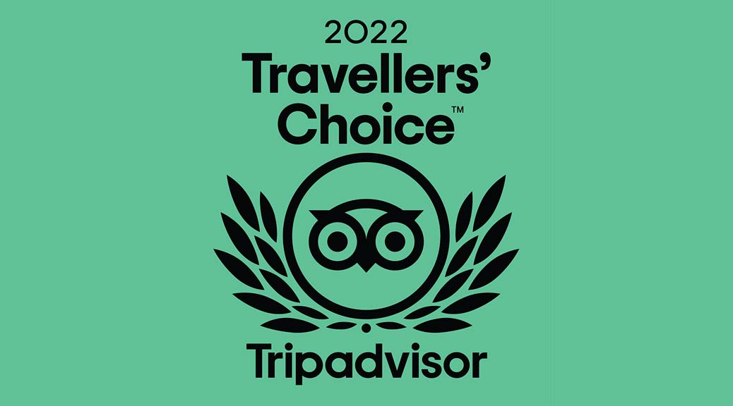 Trip Advisor Travellers Choice 2022 Award Winner