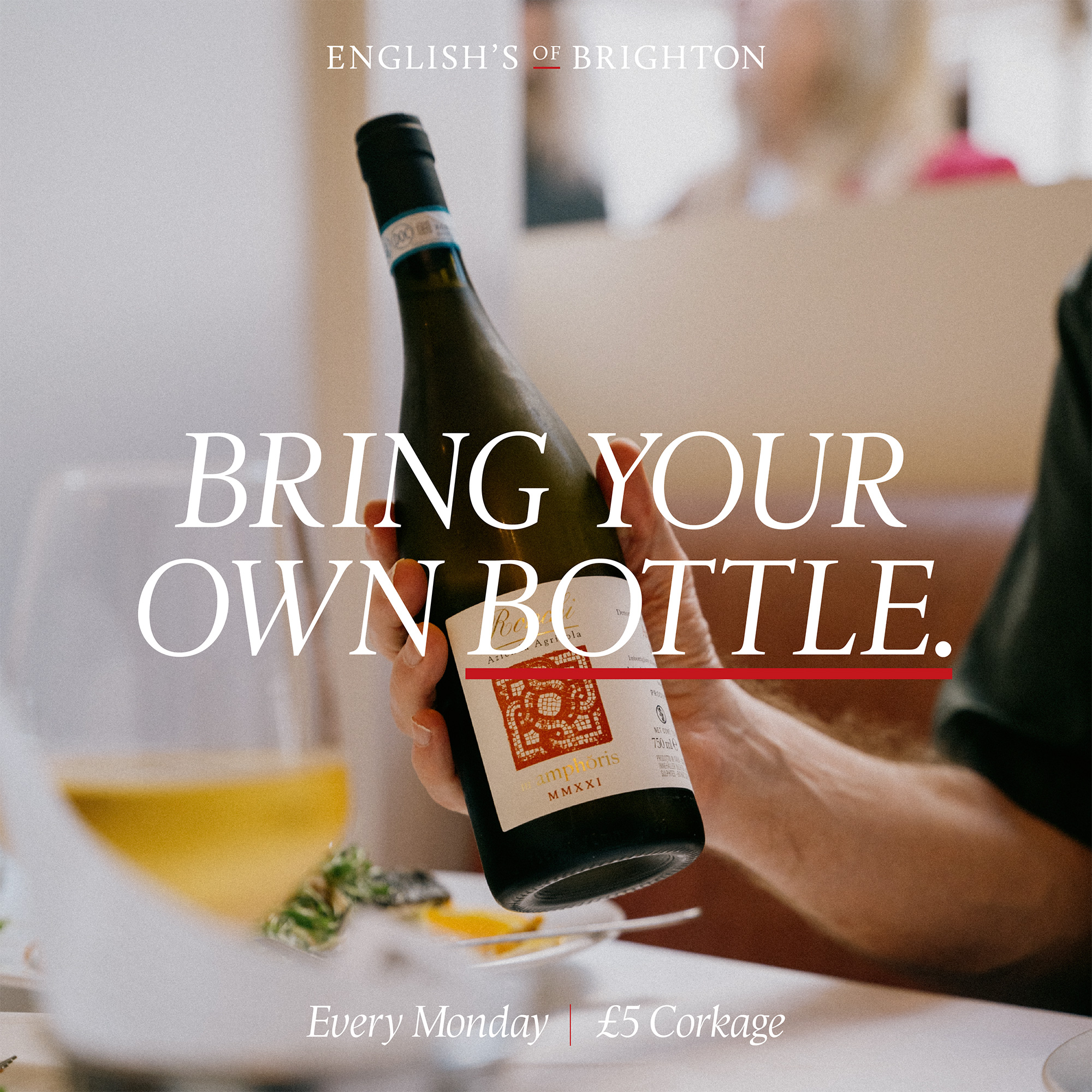 Bring your own bottle